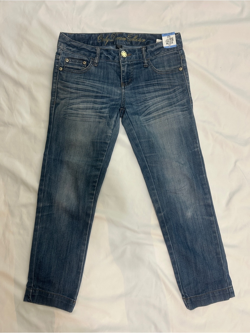 Women's Vintage Y2K Capri Jeans